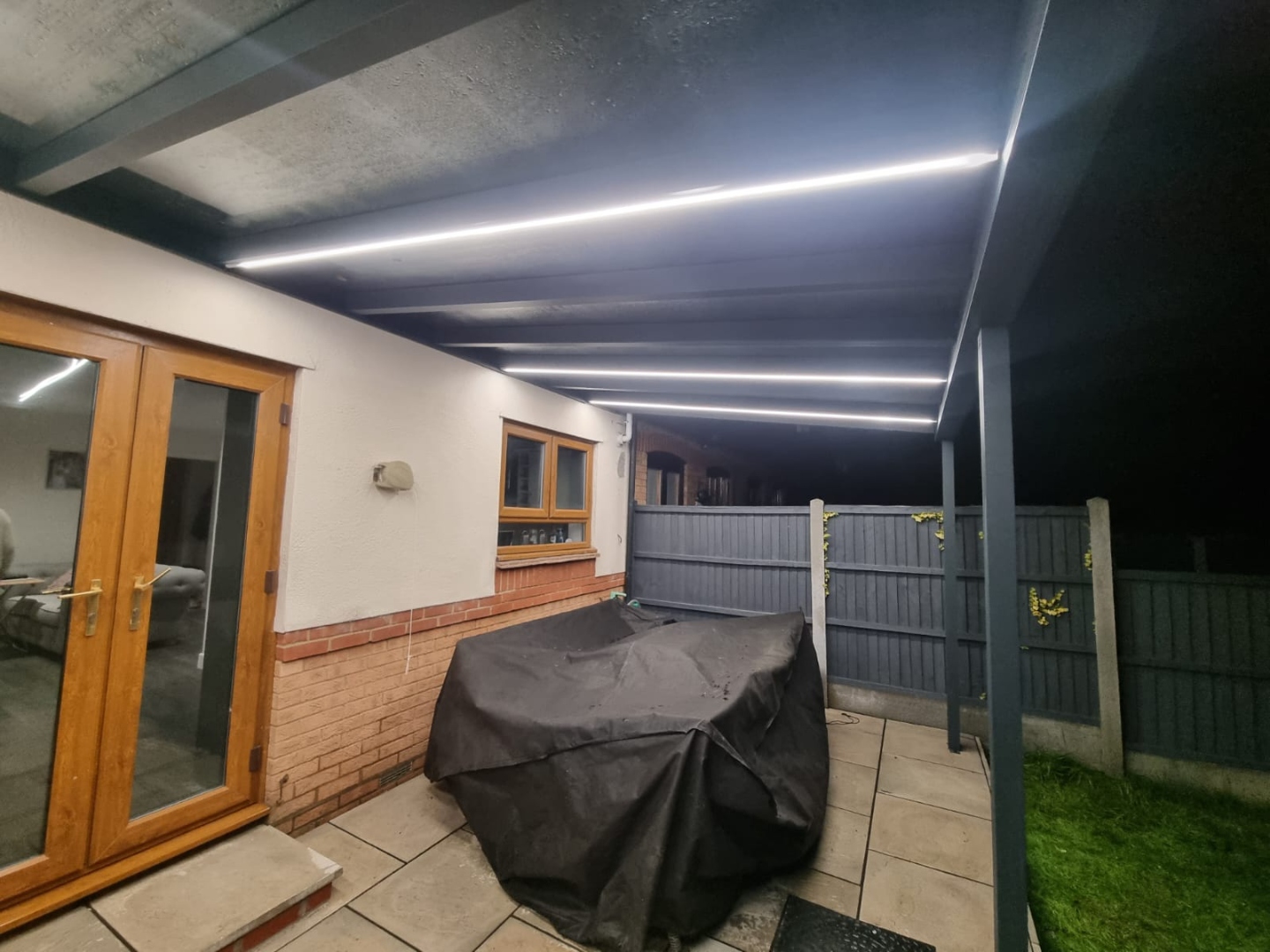 LED lighting installation in a UK home